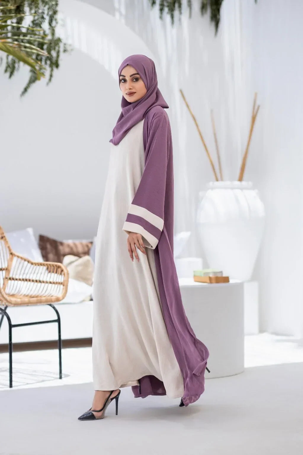 Abaya Al-Ruqayyah with Hijab