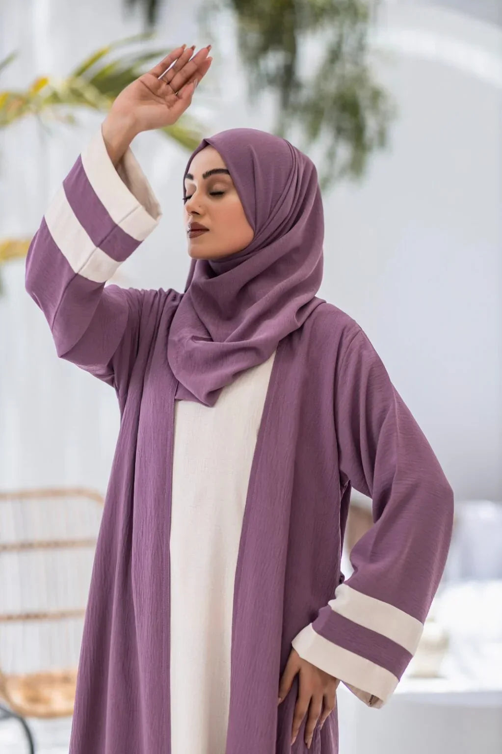 Abaya Al-Ruqayyah with Hijab