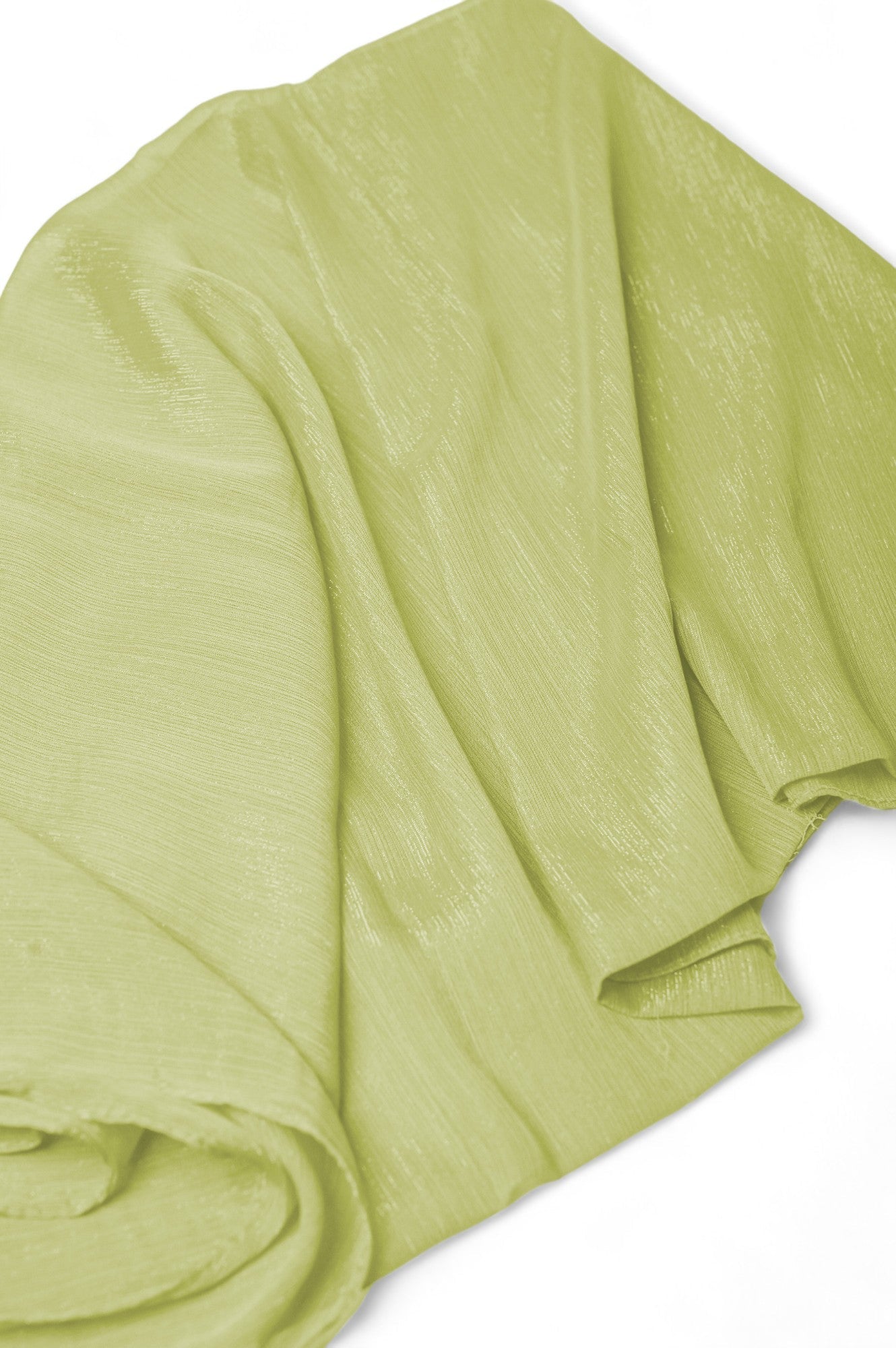 Crinkle Chiffon Zarri Hijab - Lime