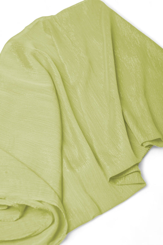 Crinkle Chiffon Zarri Hijab - Lime