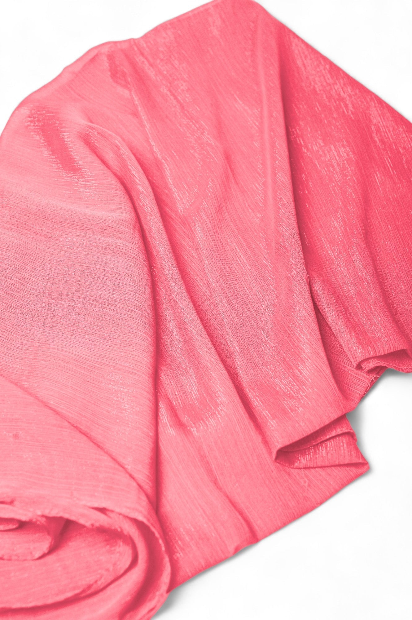 Crinkle Chiffon Zarri Hijab - Pink