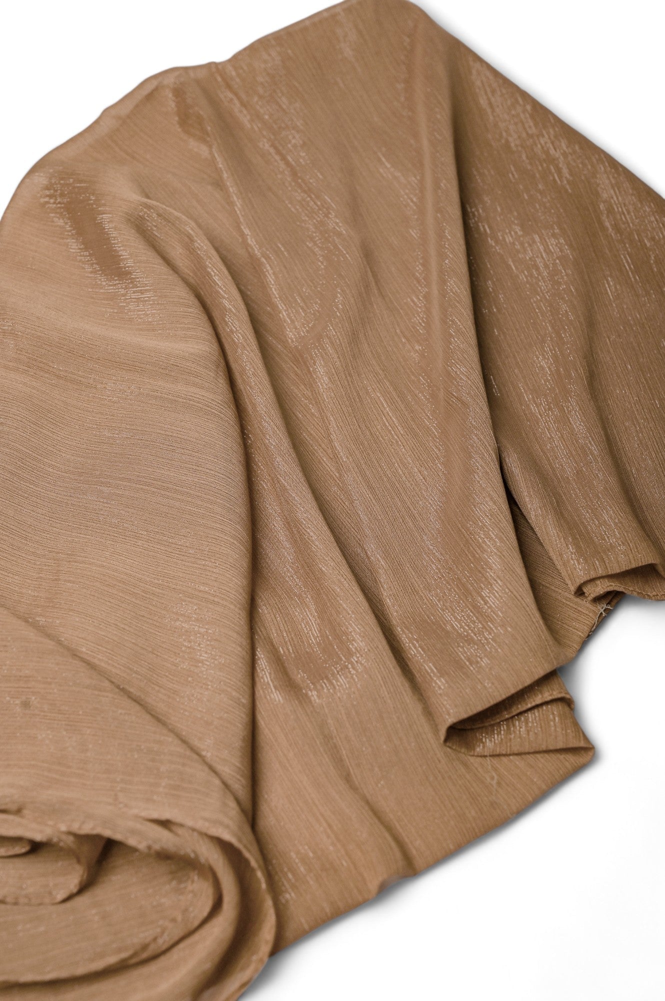 Crinkle Chiffon Zarri Hijab - Tan