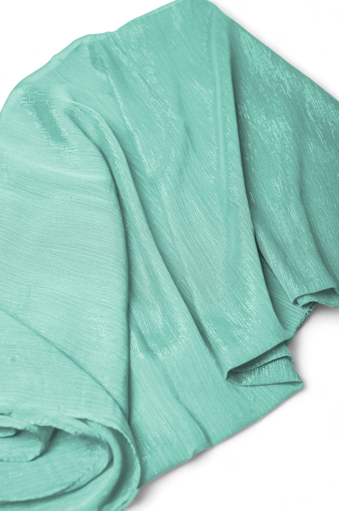 Crinkle Chiffon Zarri Hijab - Light Sea Green