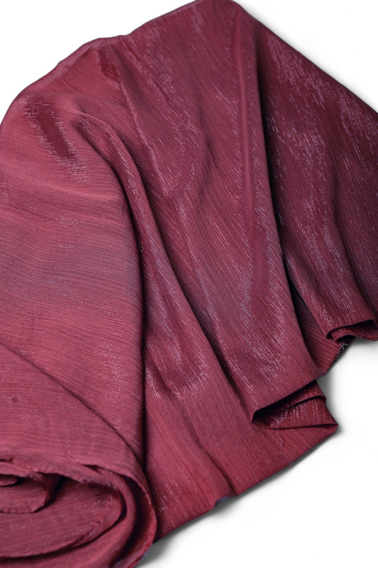 Crinkle Chiffon Zarri Hijab - Plum