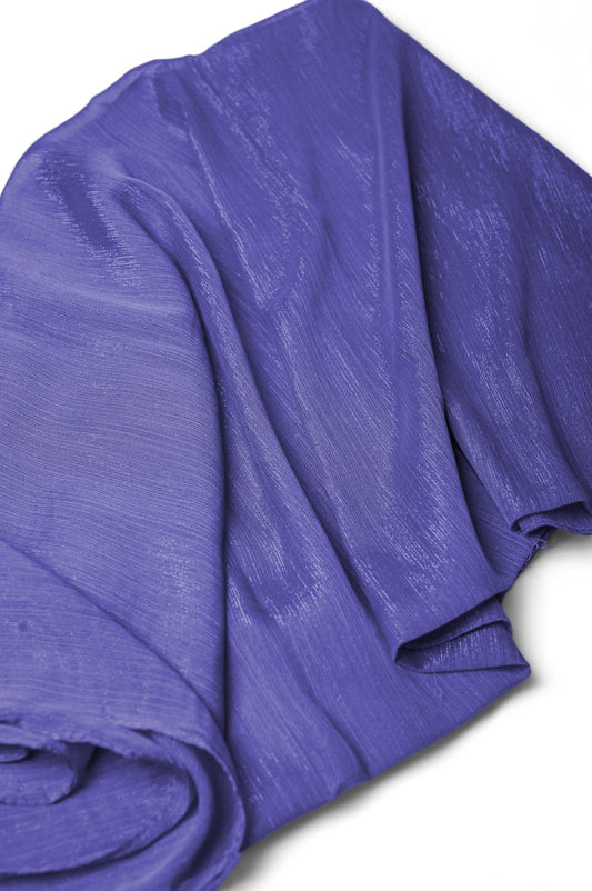 Crinkle Chiffon Zarri Hijab - Purple