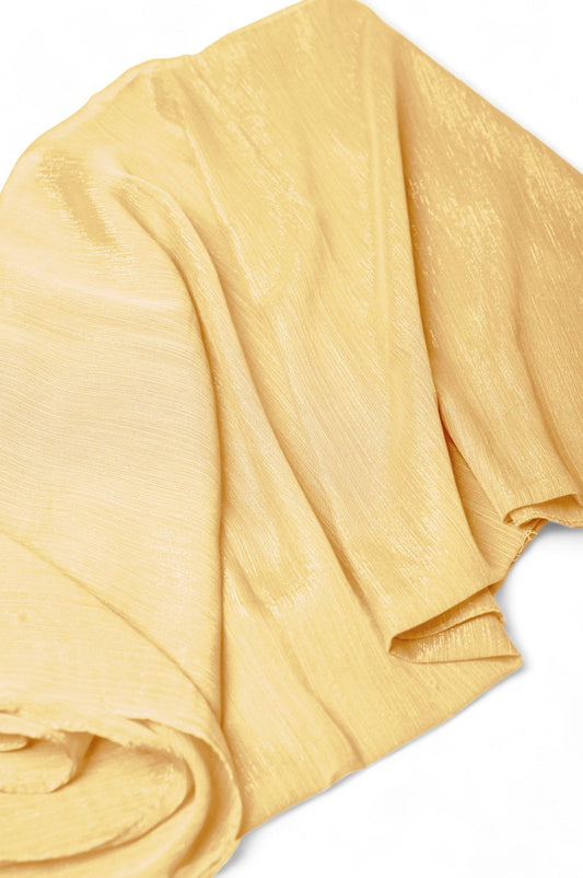 Crinkle Chiffon Zarri Hijab - Yellow