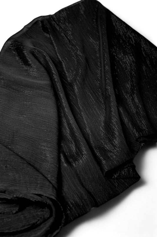 Crinkle Chiffon Zarri Hijab - Black