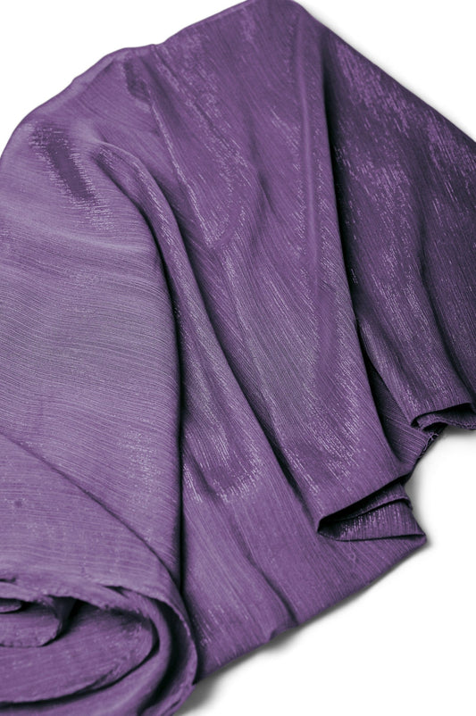 Crinkle Chiffon Zarri Hijab - Purple