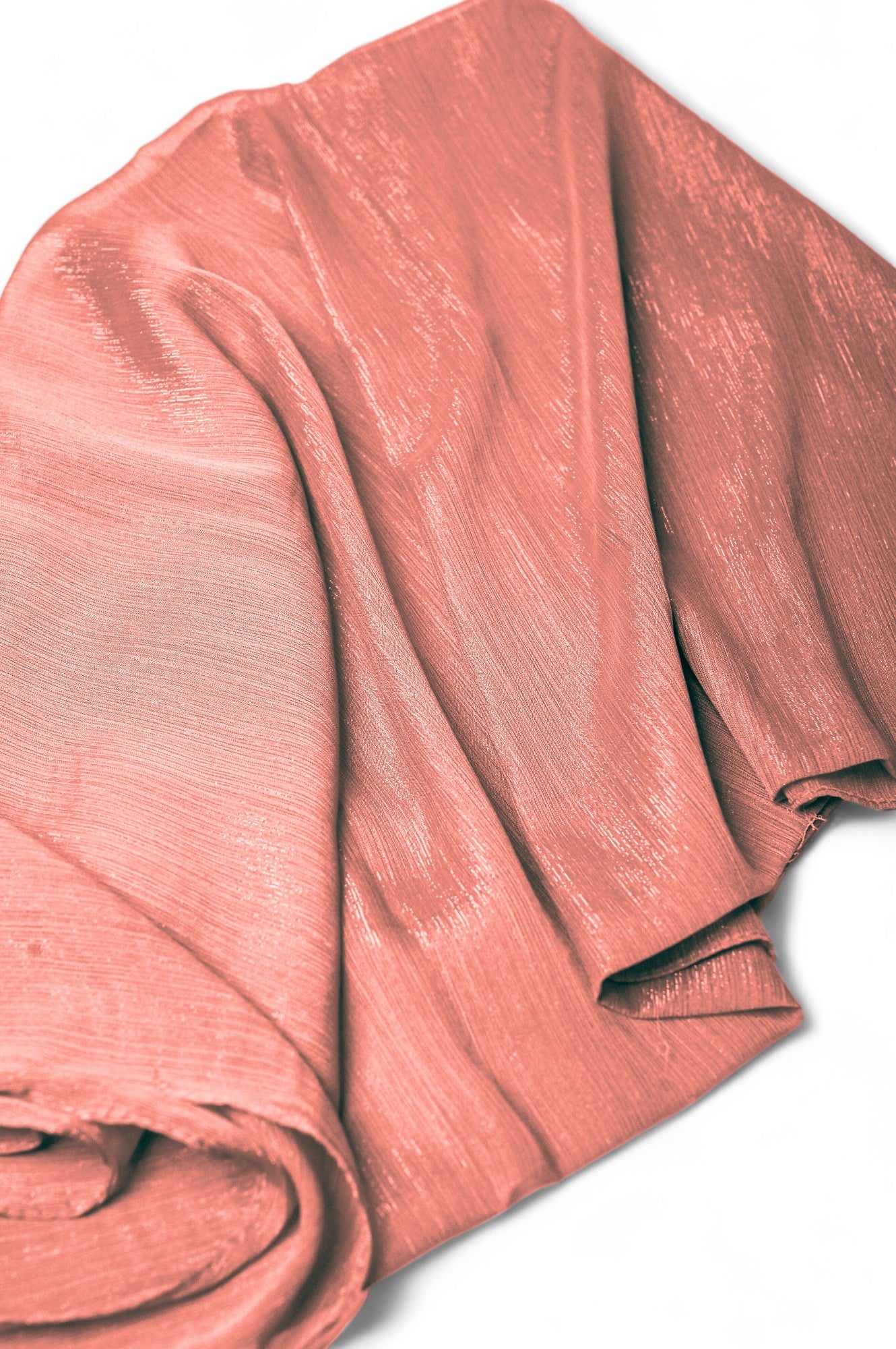 Crinkle Chiffon Zarri Hijab - Peach