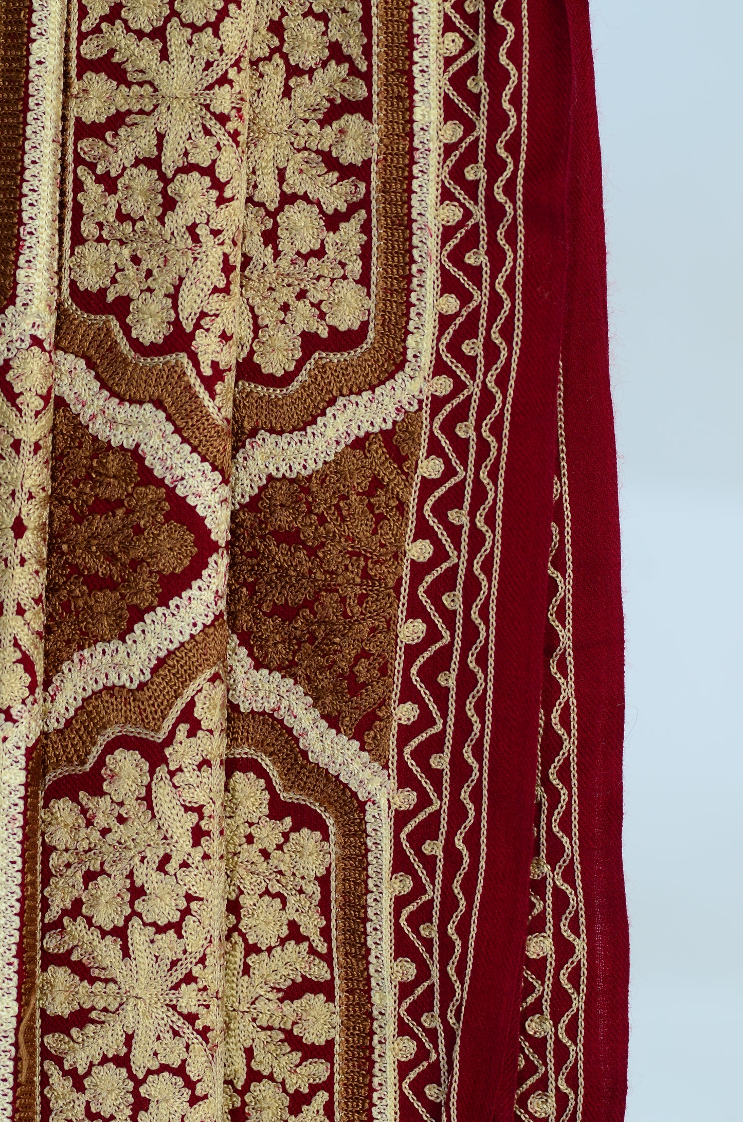 Pure Pashmina Shawl Maroon