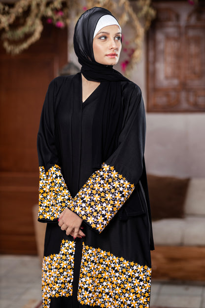 Dark Petal Abaya