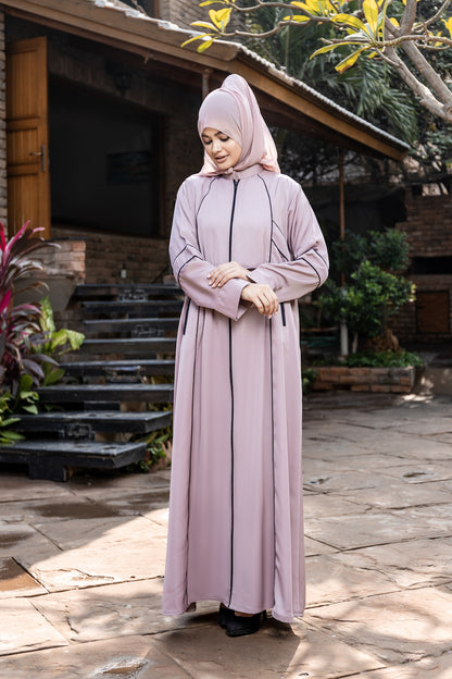 Casual Zipper Pocket abaya