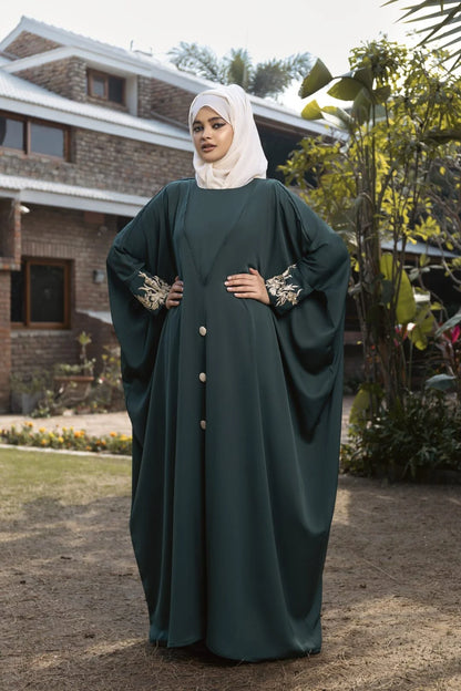 Vintage Green Abaya