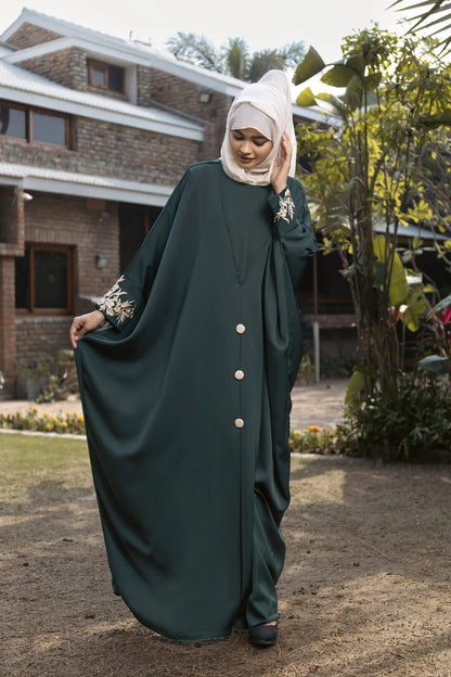 Vintage Green Abaya