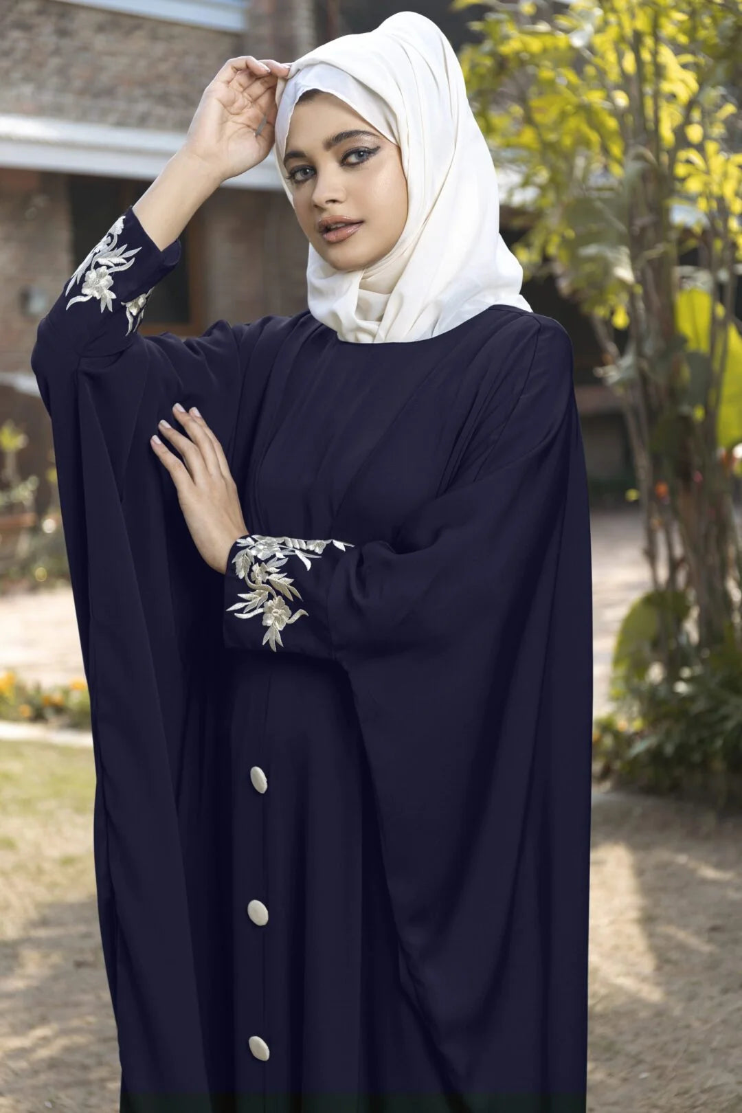 Vintage Blue Abaya