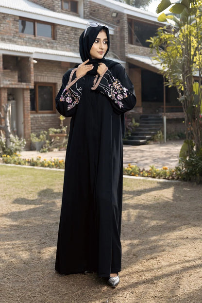 Aafrozah Black Abaya