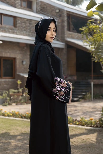 Aafrozah Black Abaya