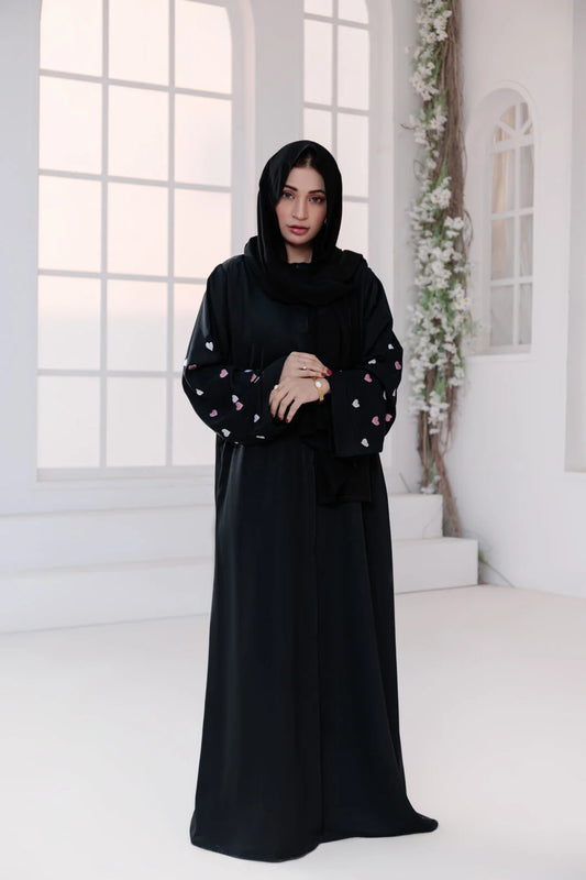 Blooming Heart Abaya