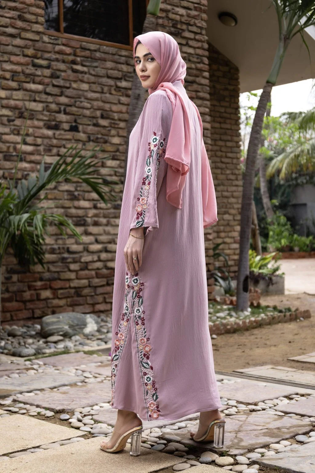 Blush Pink Abaya