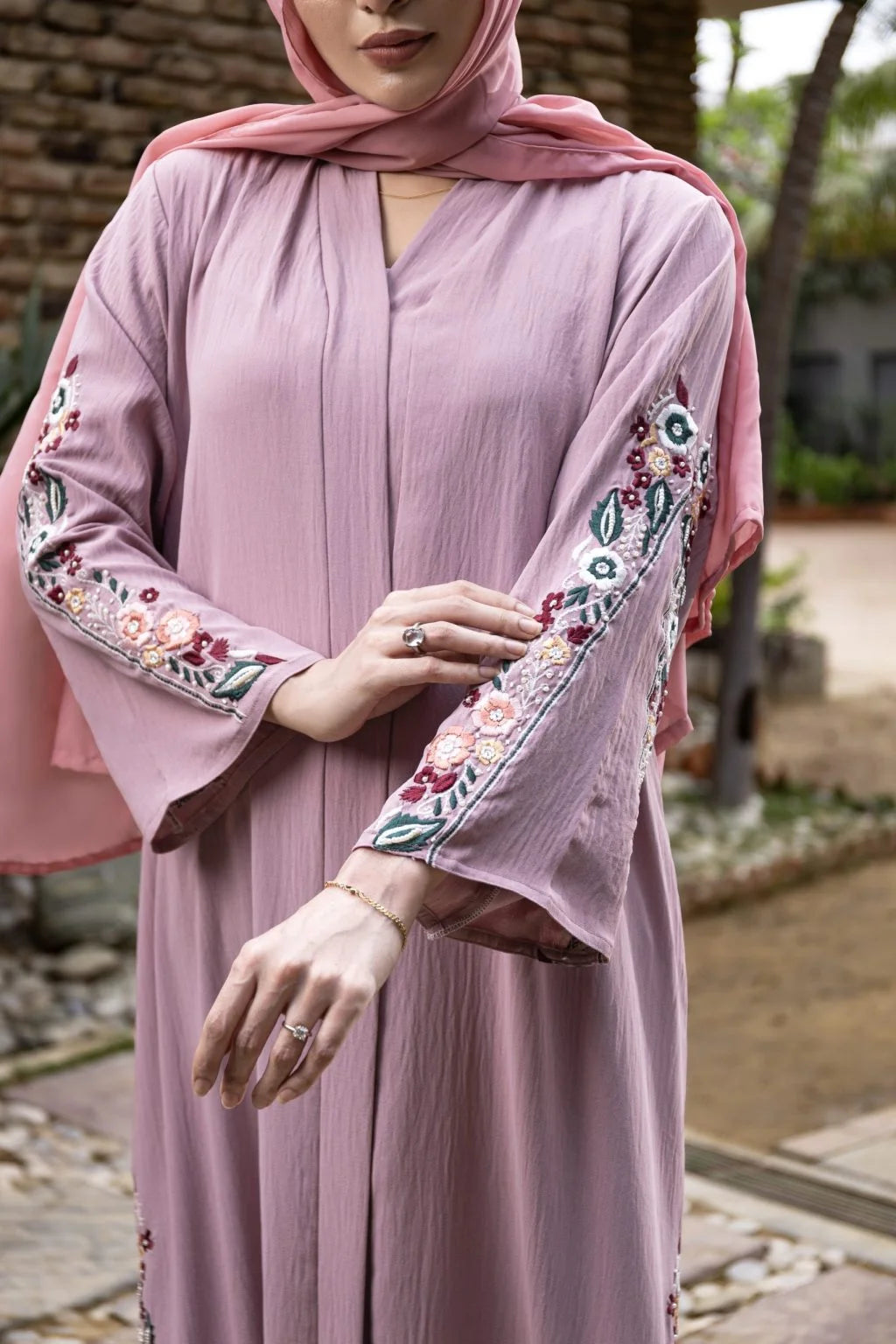 Blush Pink Abaya