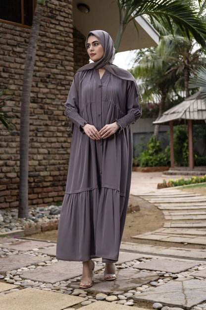 Silver Charm Abaya