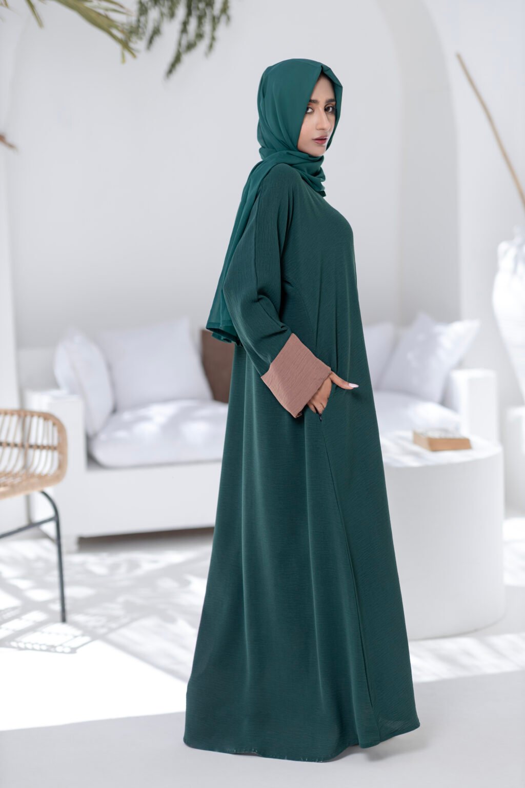 Emerald Charm Abaya