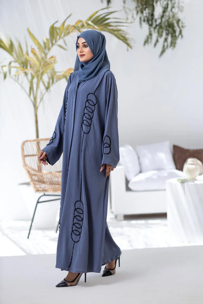 Sapphire Elegance Abaya