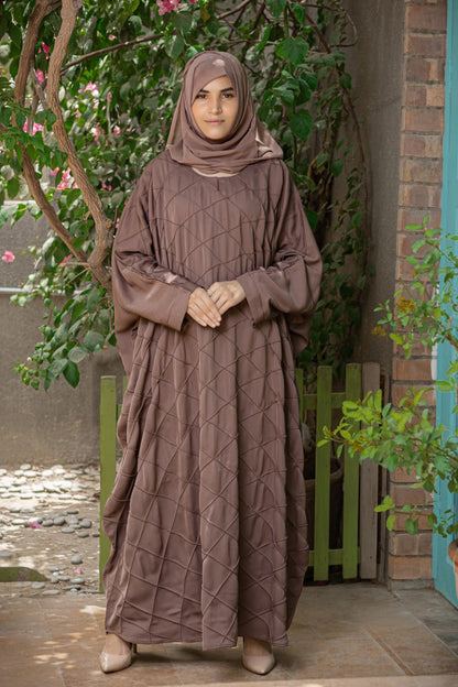 Brown Pintux Abaya