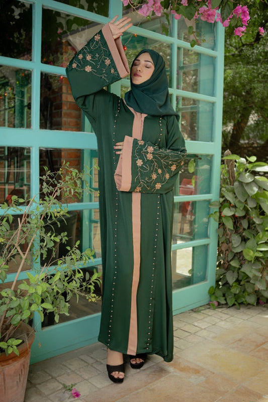 Eilnaz Green Abaya